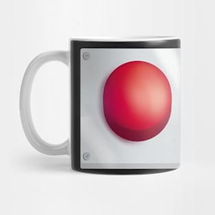 Big Red Button Mug